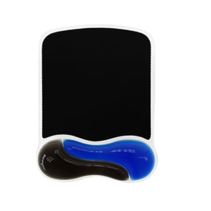 Kensington Duo Gel Mouse Pad/Wrist Rest Combo, Black/Blue