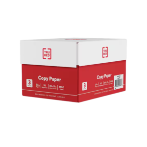 TRU RED 8.5 x 11 Copy Paper, 20 lbs., 92 Brightness, 500 Sheets/Ream, 400 Reams/Pallet