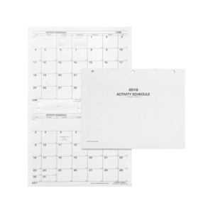 2026 Monthly Desk Calendar, 8.5 x 11, White