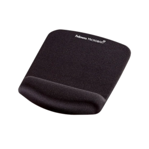 Fellowes PlushTouch Microban Wrist Rest, Black