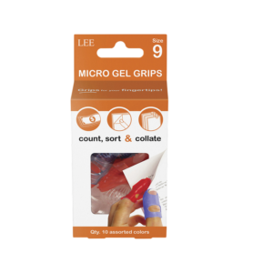 Lee Tippi Micro-Gel Large Fingertip Grips Size 9, Assorted, 10/Pack