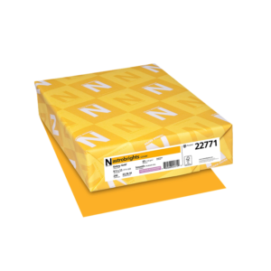 Astrobrights 65 lb. Cardstock Paper, 8.5 x 11, Galaxy Gold, 250 Sheets/Pack