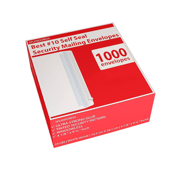 #10 Security Envelopes, Qty 1000