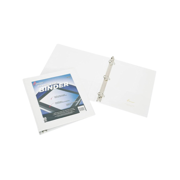 AbilityOne 1 3-Ring View Binder, White