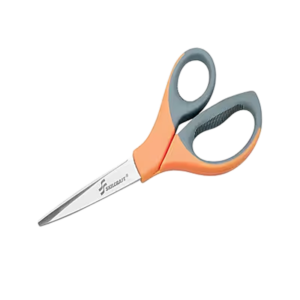 AbilityOne SKILCRAFT 8.25 Stainless Steel Standard Scissors, Black/Orange