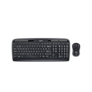 Logitech Desktop MK320 Wireless Keyboard & Mouse Combo, Black