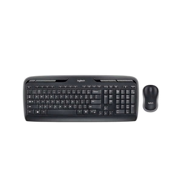 Logitech Desktop MK320 Wireless Keyboard & Mouse Combo, Black
