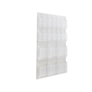 Safco Reveal Magazine Holder, Clear Plastic