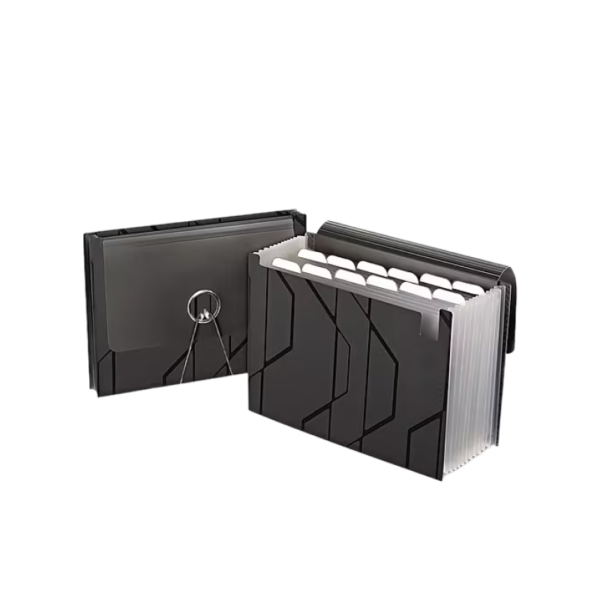 Pendaflex Expanding File, 7.75 Expansion, Letter Size, 13 Pocket, Black