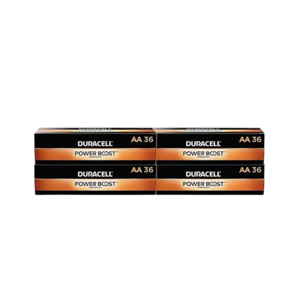 Duracell Coppertop AA Alkaline Battery, 144/Pack
