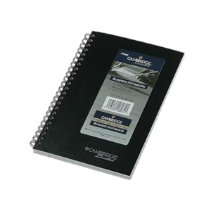 Cambridge 1-Subject Notebooks, 5 x 8, Wide Ruled, 80 Sheets, Black