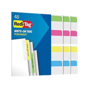 Redi-Tag Tabs, Assorted Colors, 1.06 Wide, 48/Pack