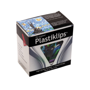 Baumgarten’s Plastiklips Paper Clips, Large, Assorted Colors, 200/Box