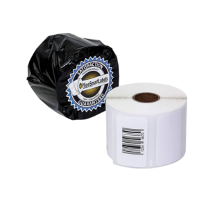 DYMO LabelWriter 30334 Multi-Purpose Labels, 2-1/4 x 1-1/4, Black on White, 1000 Labels/Roll