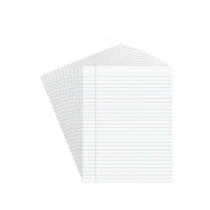 SKILCRAFT Notepads, 8.5 x 11, Wide, White, 50 Sheets/Pad, 12 Pads/Pack