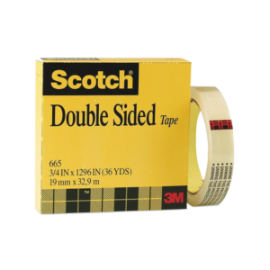 Scotch Removable Double Sided Tape with Dispenser, 3/4 x 11.11 yds., Clear