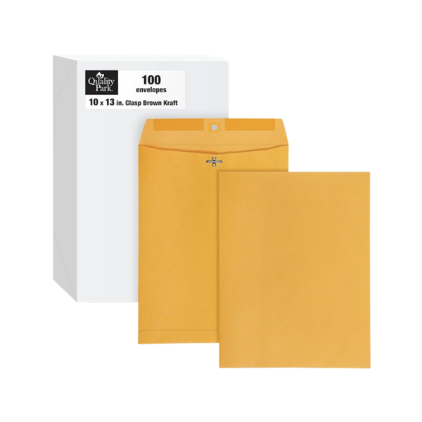 Adhesive Inter-Departmental Kraft Envelope, 10 x 13, Brown, 100/Box