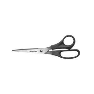 Westcott 8 Forged Steel Standard Scissors, Sharp & Blunt Tip, Black