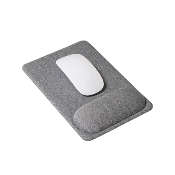 TECH Non-Skid Mouse Pad, Gray, 2/Pack