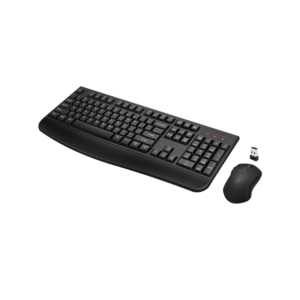 TECH Wireless Keyboard and Optical Mouse Combo, Black