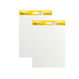 Post-it Super Sticky Wall Easel Pad, 25 x 30, Lined, 30 Sheets/Pad, 2 Pads/Pack