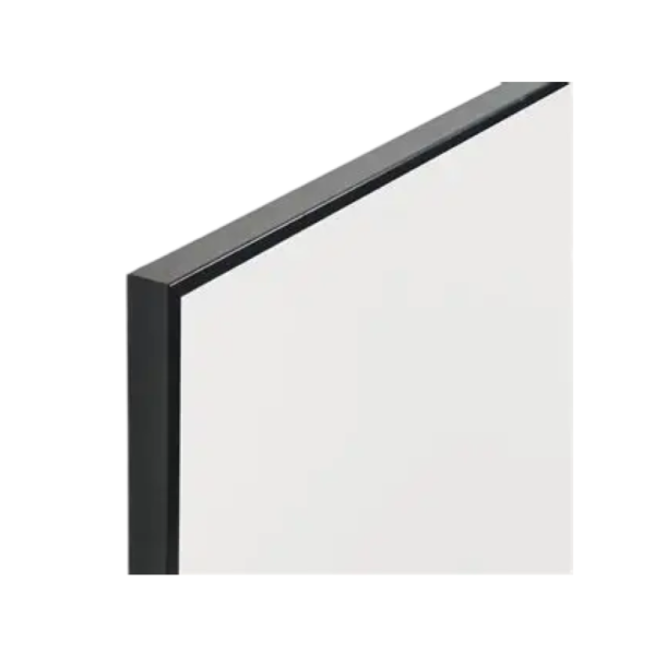 TRU RED Magnetic Steel Dry Erase Board, Black Frame, 3′ x 2′