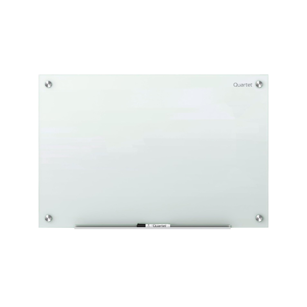 Quartet Infinity Magnetic Glass Dry-Erase Whiteboard, 4′ x 3′