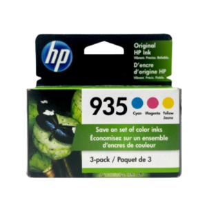 HP 935 Cyan/Magenta/Yellow Standard Yield Ink Cartridge, 3/Pack