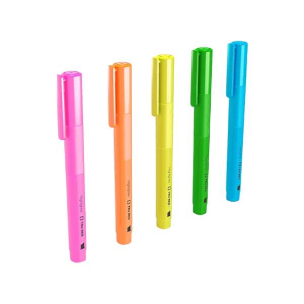 TRU RED Pocket Stick Highlighter with Grip, Chisel Tip, Assorted, 12/Pack