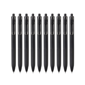 TRU RED Retractable Quick Dry Gel Pens, Medium Point, 0.7mm, Black, Dozen