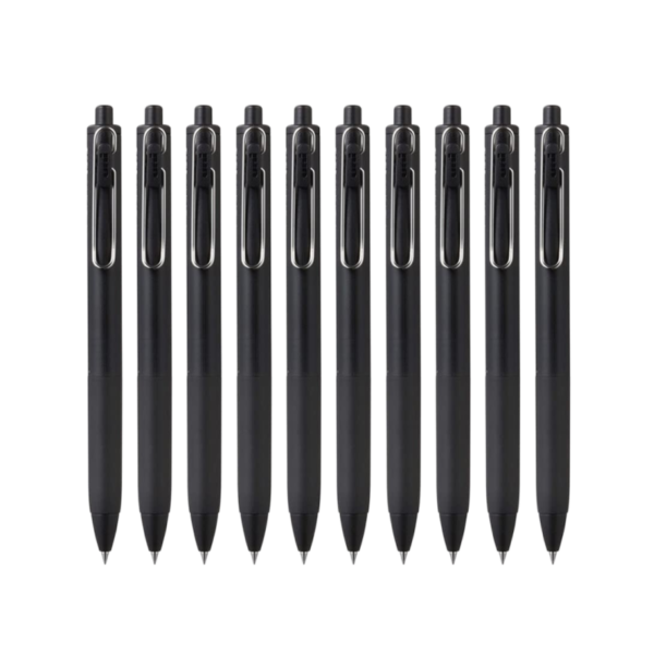 TRU RED Retractable Quick Dry Gel Pens, Medium Point, 0.7mm, Black, Dozen