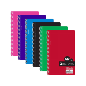 Memo Books, 3 x 5, College Ruled, Assorted Colors, 75 Sheets/Pad, 5 Pads/Pack