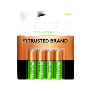 Duracell AA NiMH Battery, rechargeable, 4/Pack