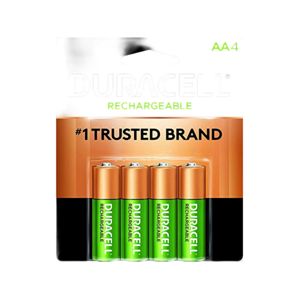 Duracell AA NiMH Battery, rechargeable, 4/Pack