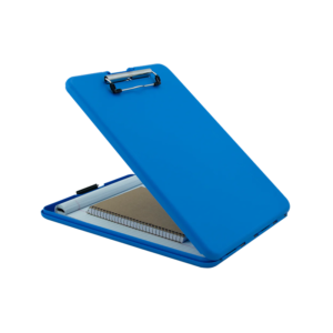 Saunders SlimMate Plastic Storage Clipboard, Letter Size, Blue