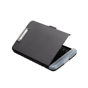 Plastic Storage Clipboard, Letter Size, Black