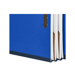 AbilityOne SKILCRAFT RECY Heavy Duty Pressboard Classification Folder, 2-Dividers, 2 Exp., Letter, Lt Blue, 10/BX