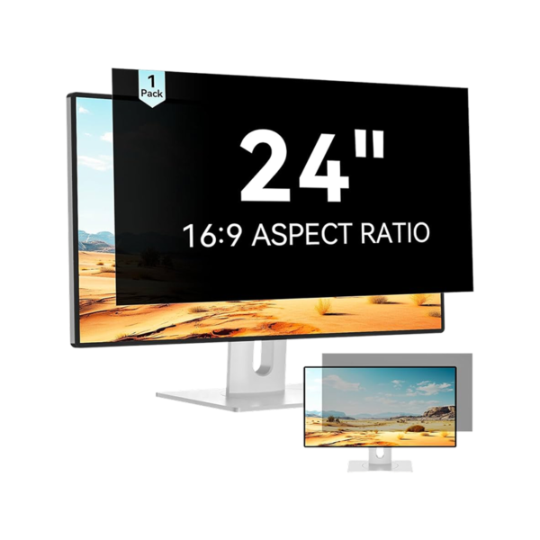 AbilityOne SKILCRAFT Privacy Filter for 24 Widescreen Monitor,