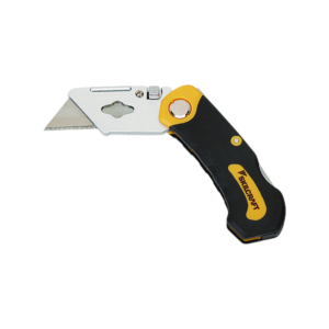 AbilityOne SKILCRAFT General Purpose Folding Utility Knife, Yellow/Black