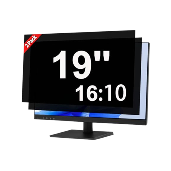 AbilityOne SKILCRAFT Lightweight Microlouver Privacy Filter Black – 19 – Monitor