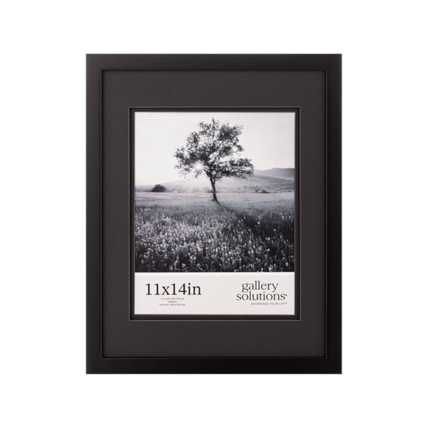 AbilityOne Black Picture Frames, 11 x 14, 12/BX