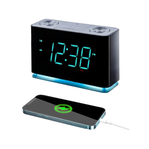 AbilityOne SKILCRAFT LCD Digital Display Clock, Digital