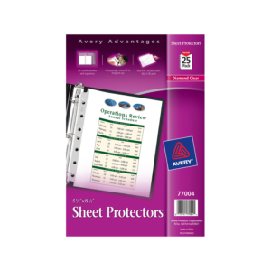 Avery Heavy Weight Sheet Protectors, 8.5 x 14, Clear, 25/Pack